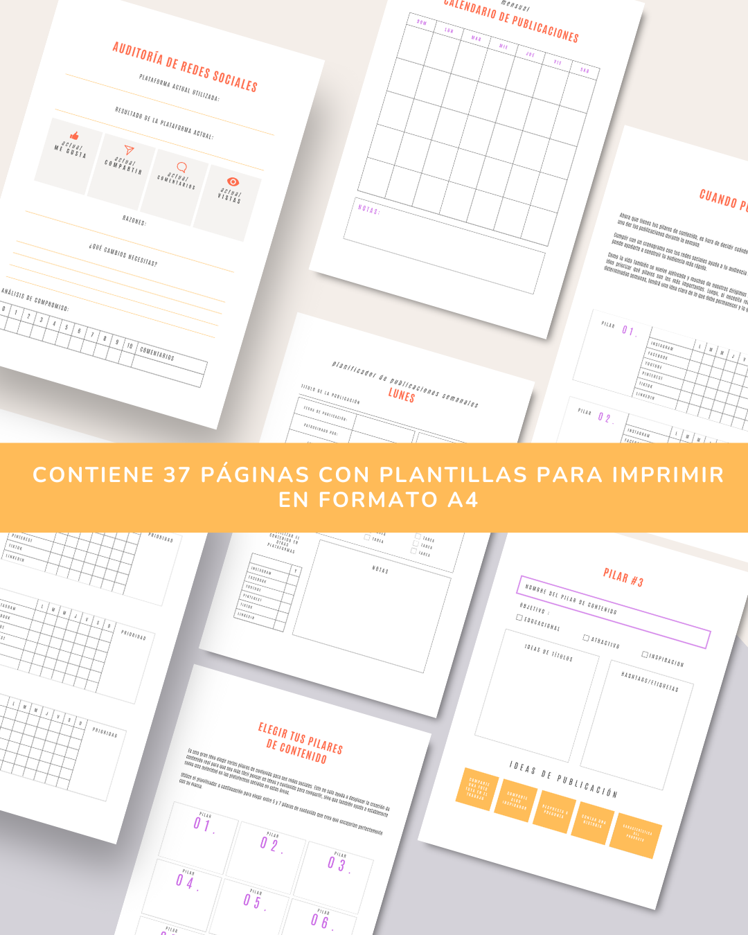 Planificador de Redes Sociales con Canva